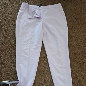 White House Black Market Purple Pantsuit Tailored Elegance